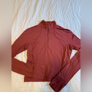Lululemon Rulu Cropped Quarter Zip